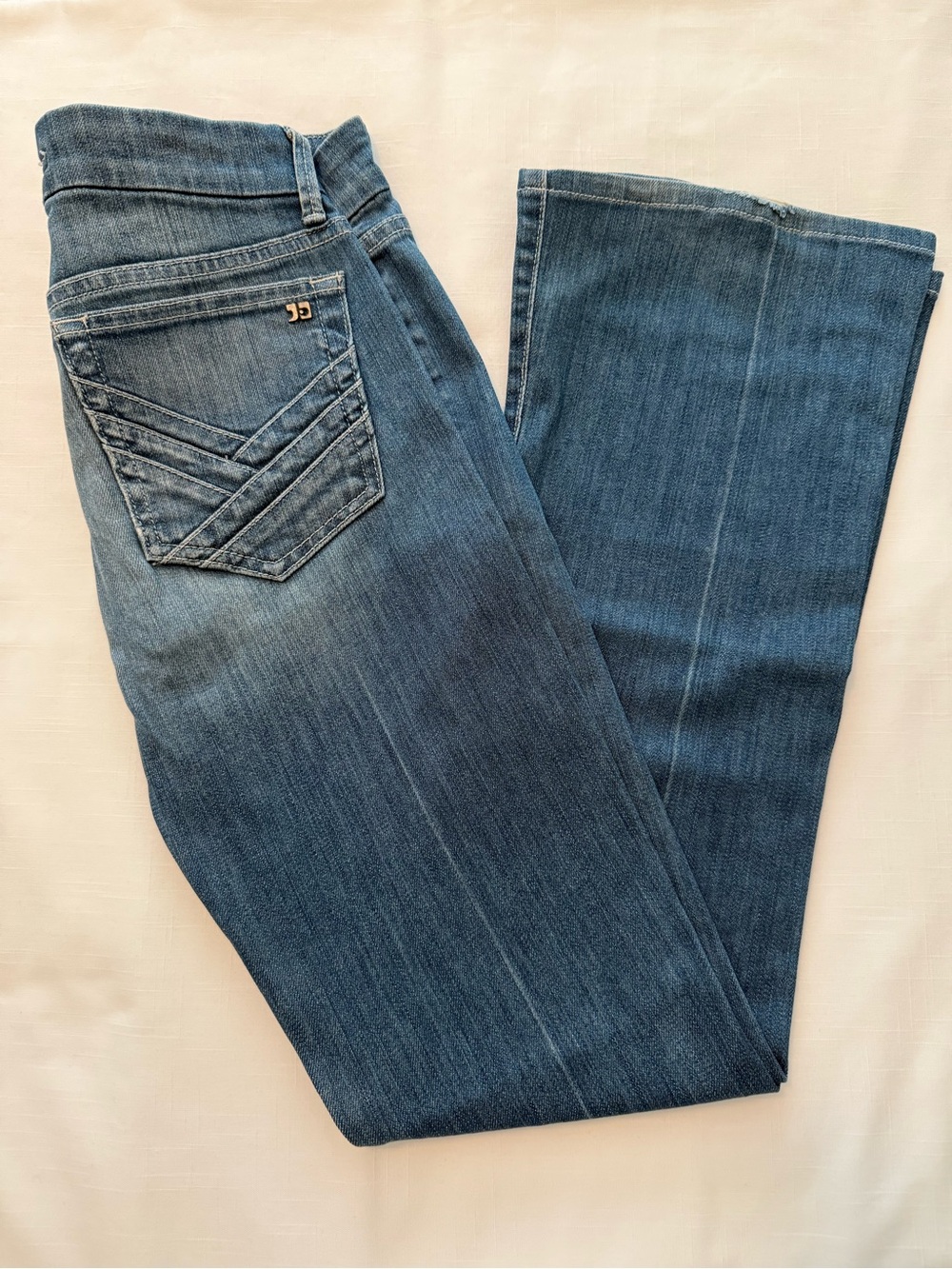 Joe’s Jeans Rocker Lean Flare Jeans Deneuve Wash Size 26 x 32" Made in the USA